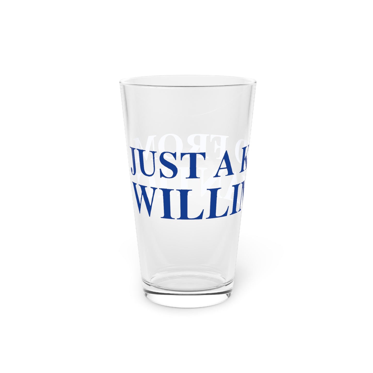 Just a kid from Willimantic Pint Glass, 16oz