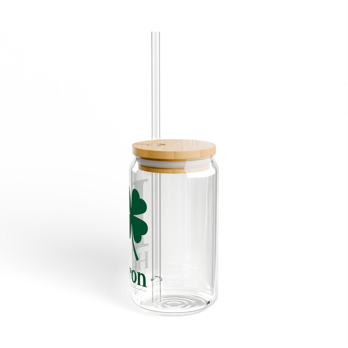 I Clover Hebron Sipper Glass, 16oz