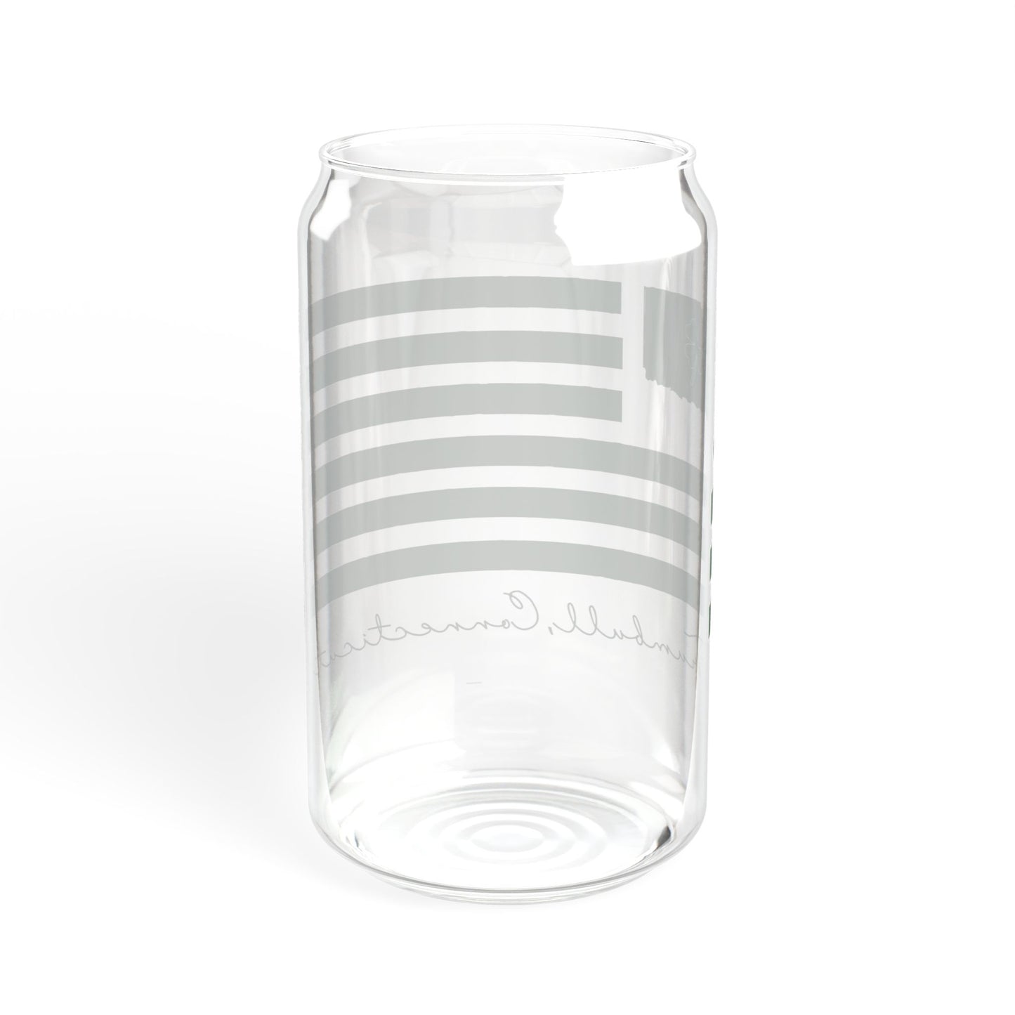 Trumbull Connecticut St Patrick’s Day Flag Sipper Glass, 16oz