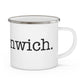 I Heart Greenwich. Enamel Camping Mug