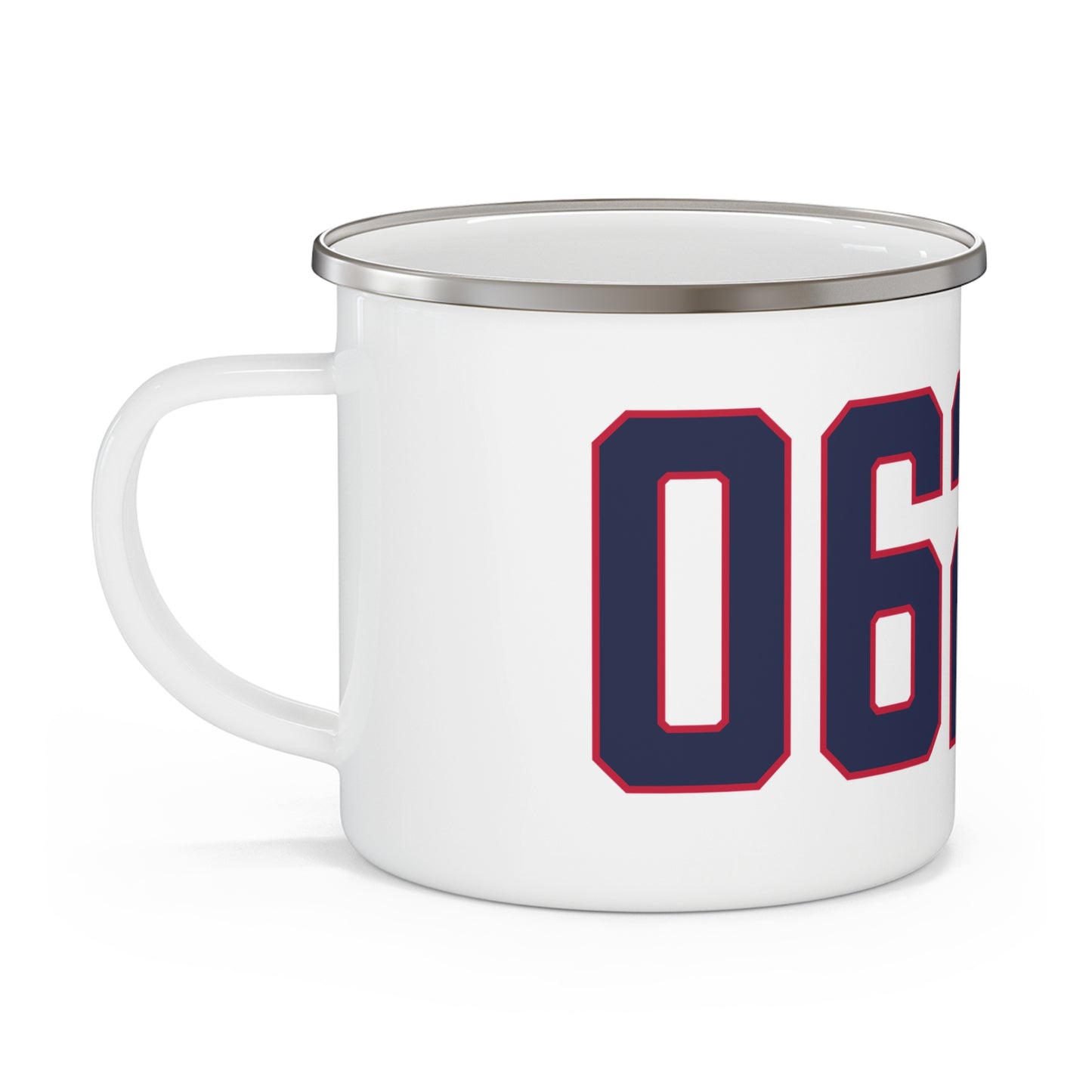06269 Storrs Connecticut Zip Code Enamel Camping Mug