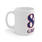 860 Griswold Red, White & Blue Mug 11oz