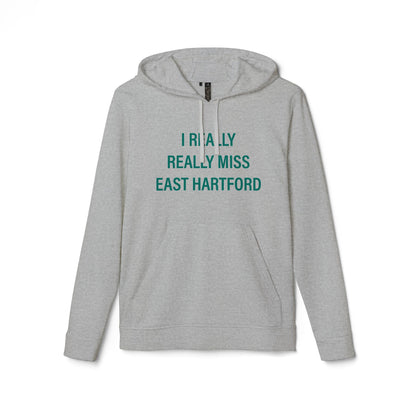 I Really Really Miss East Hartford adidas Unisex Fleece Hoodie