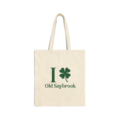 I Clover Old Saybrook Cotton Canvas Tote Bag