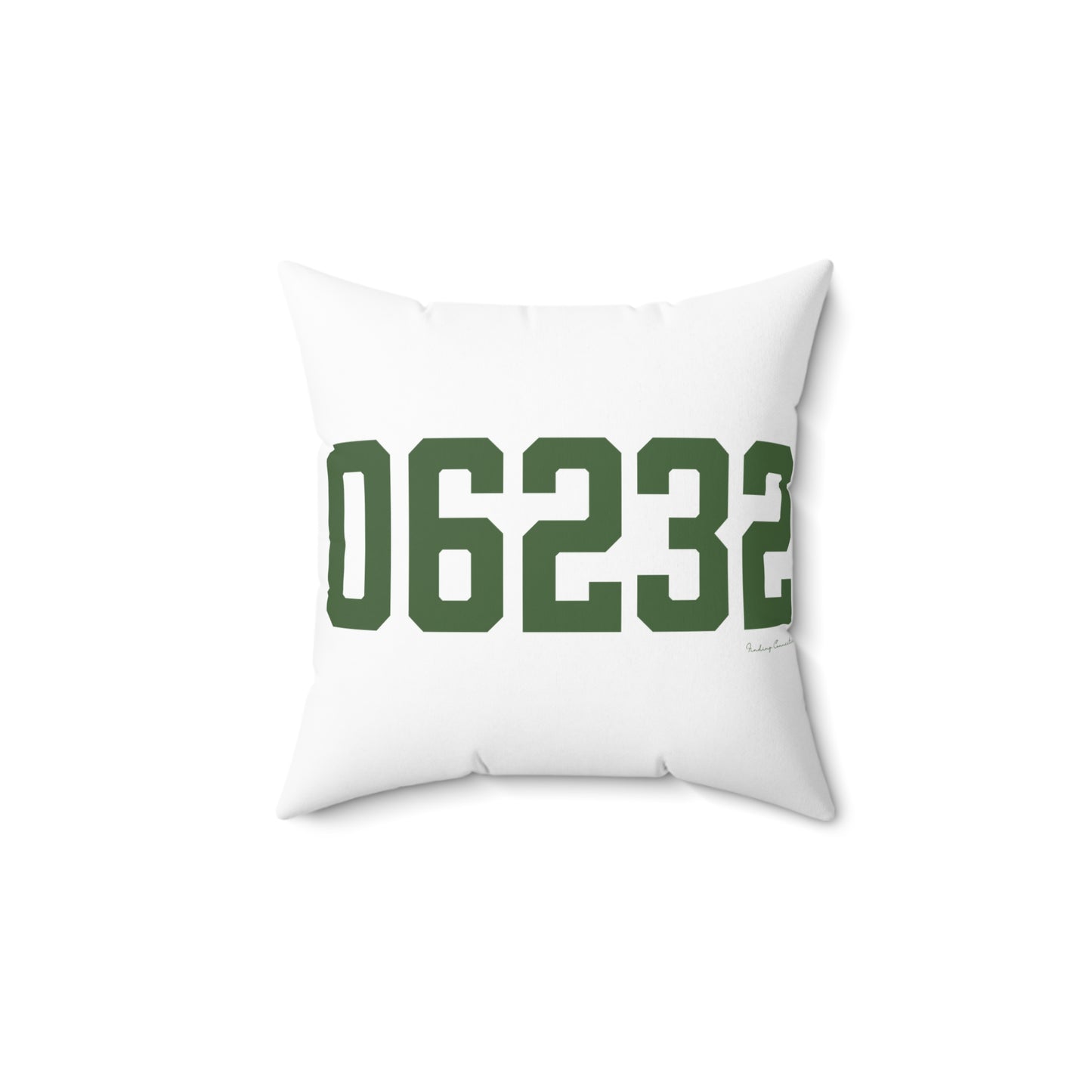 06232 Andover Connecticut Zip Code Spun Polyester Square Pillow