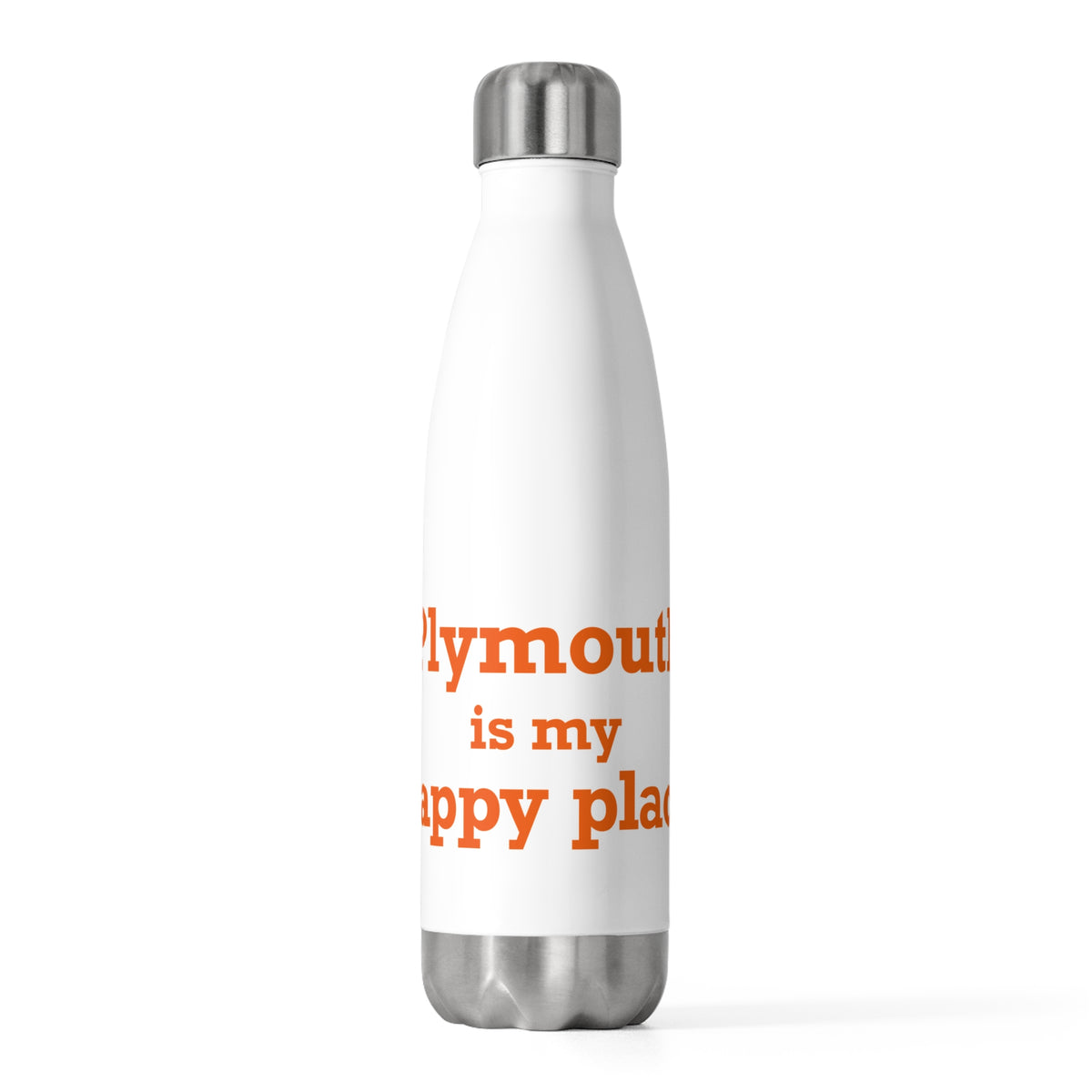 Plymouth is My Happy Place 20 oz Insulated Bottle