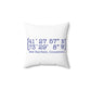 New Fairfield Coordinates Spun Polyester Square Pillow