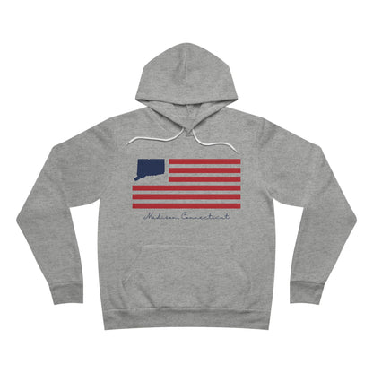 Madison Connecticut Flag Unisex Sponge Fleece Pullover Hoodie