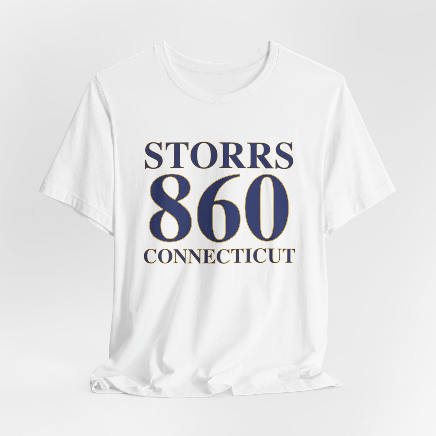Storrs 860 Connecticut Unisex Jersey Short Sleeve T-Shirt