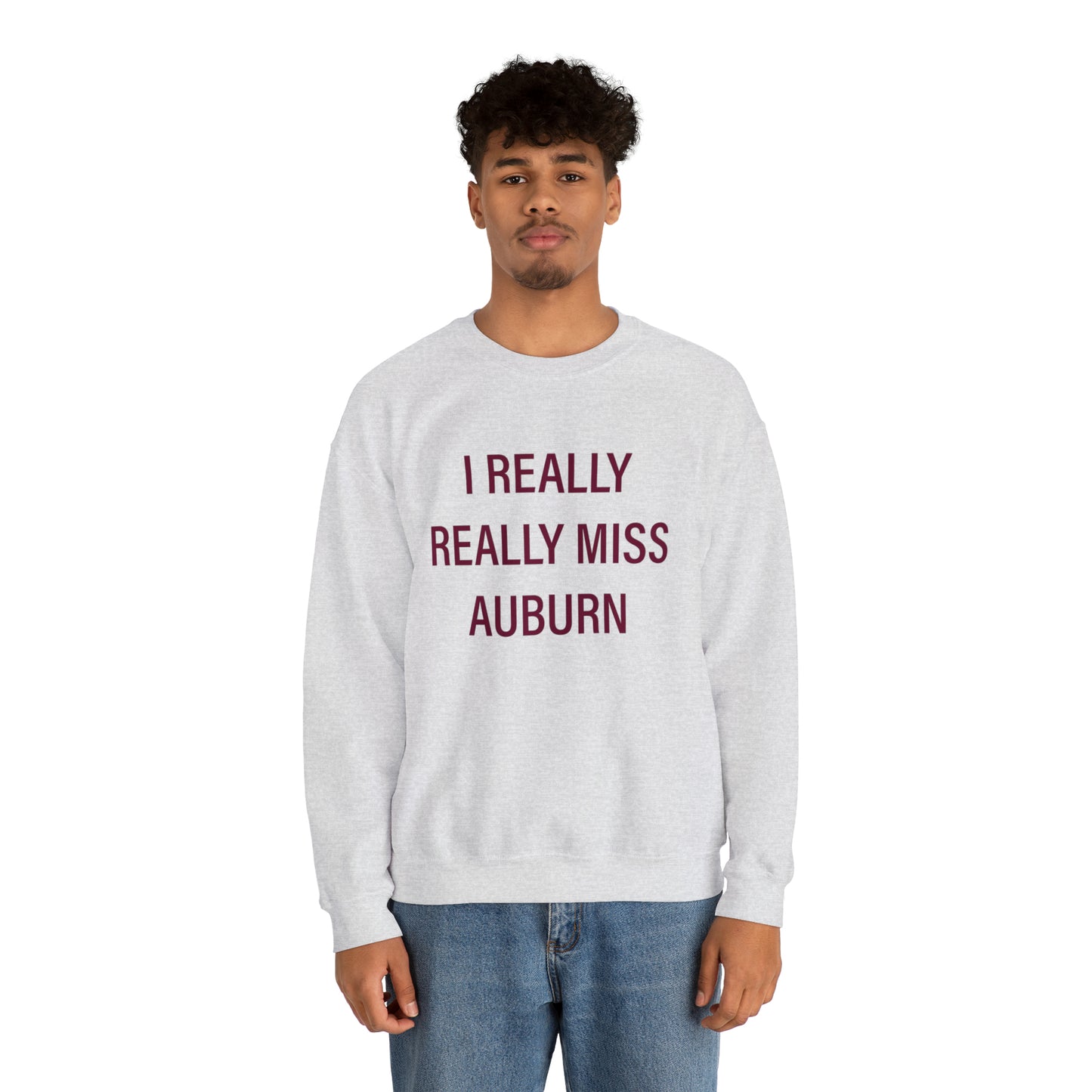 I Really Really Miss Auburn Unisex Heavy Blend™ Crewneck Sweatshirt