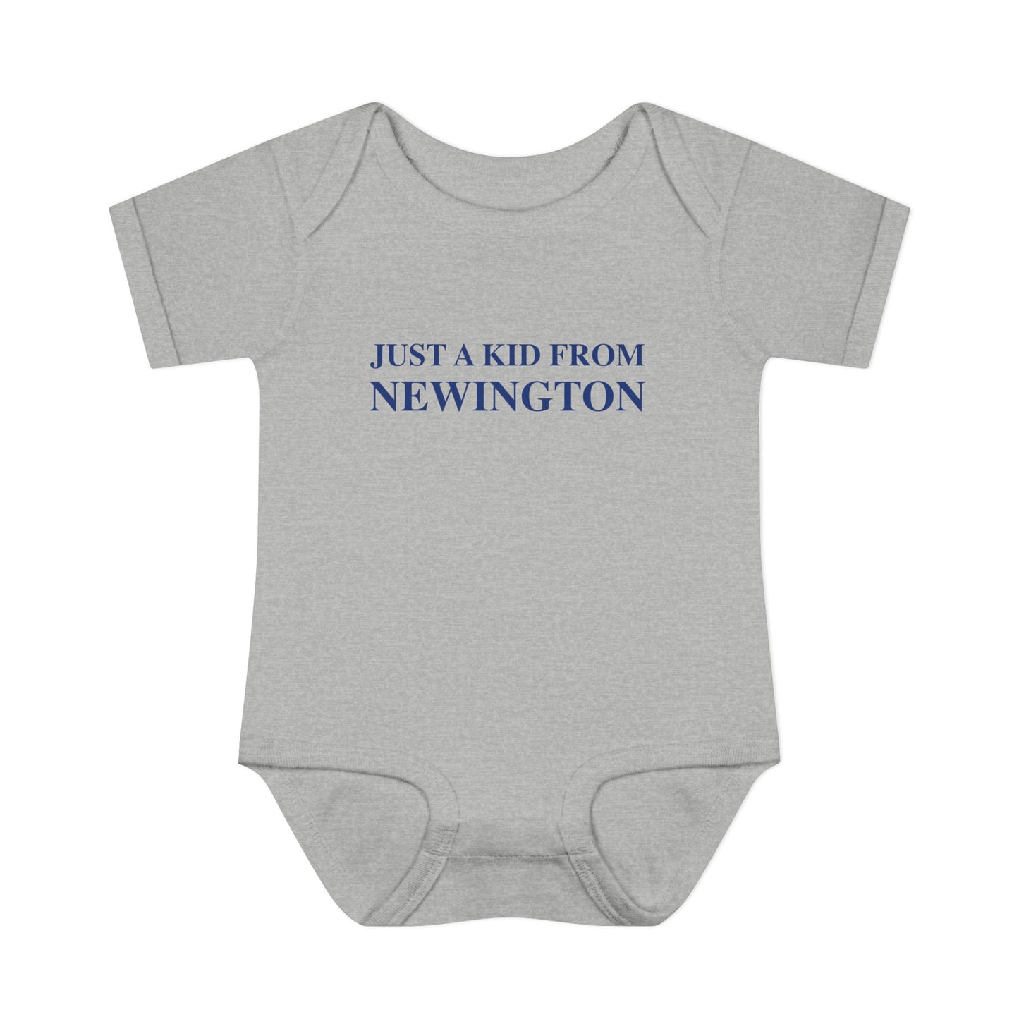 Just a kid from Newington Infant Baby Rib Bodysuit