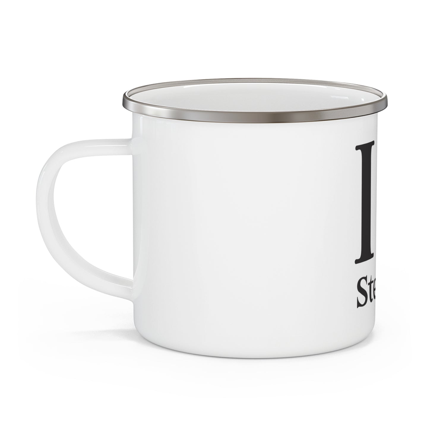 I Clover Sterling Enamel Camping Mug