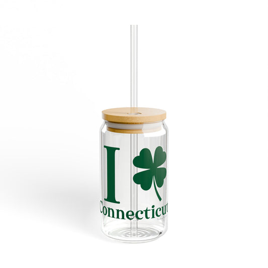I Clover Connecticut Sipper Glass, 16oz