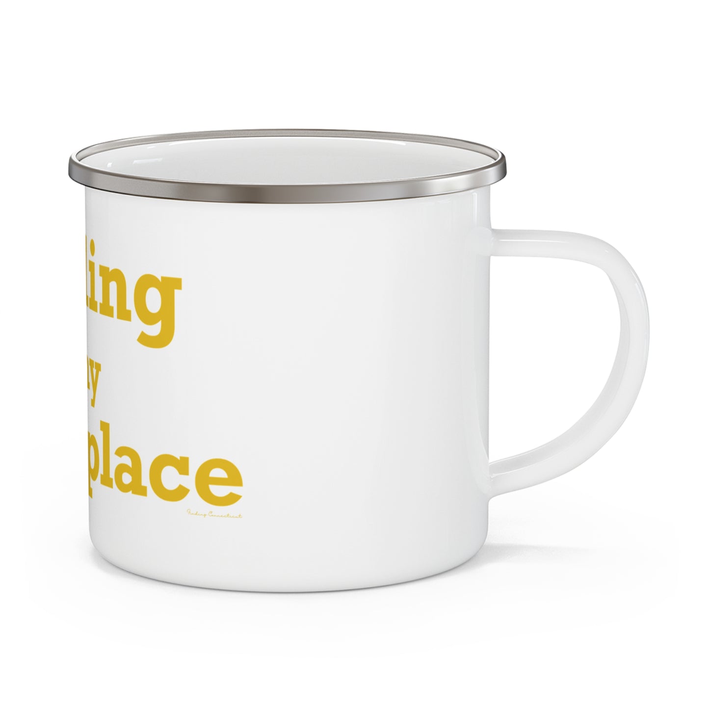 Redding Is My Happy Place Enamel Camping Mug