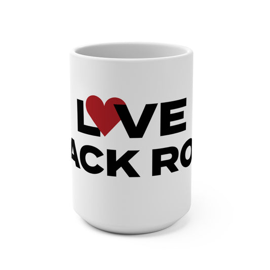 Love Black Rock Mug 15oz