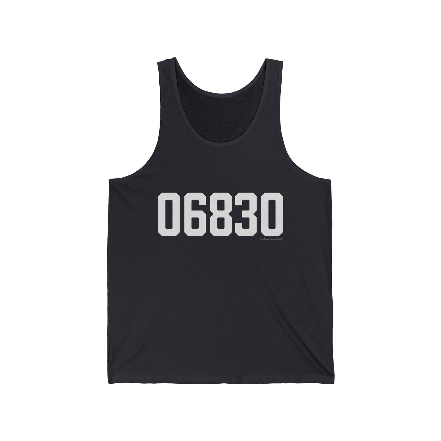 06830 - Greenwich CT Zip Code Unisex Jersey Tank Top