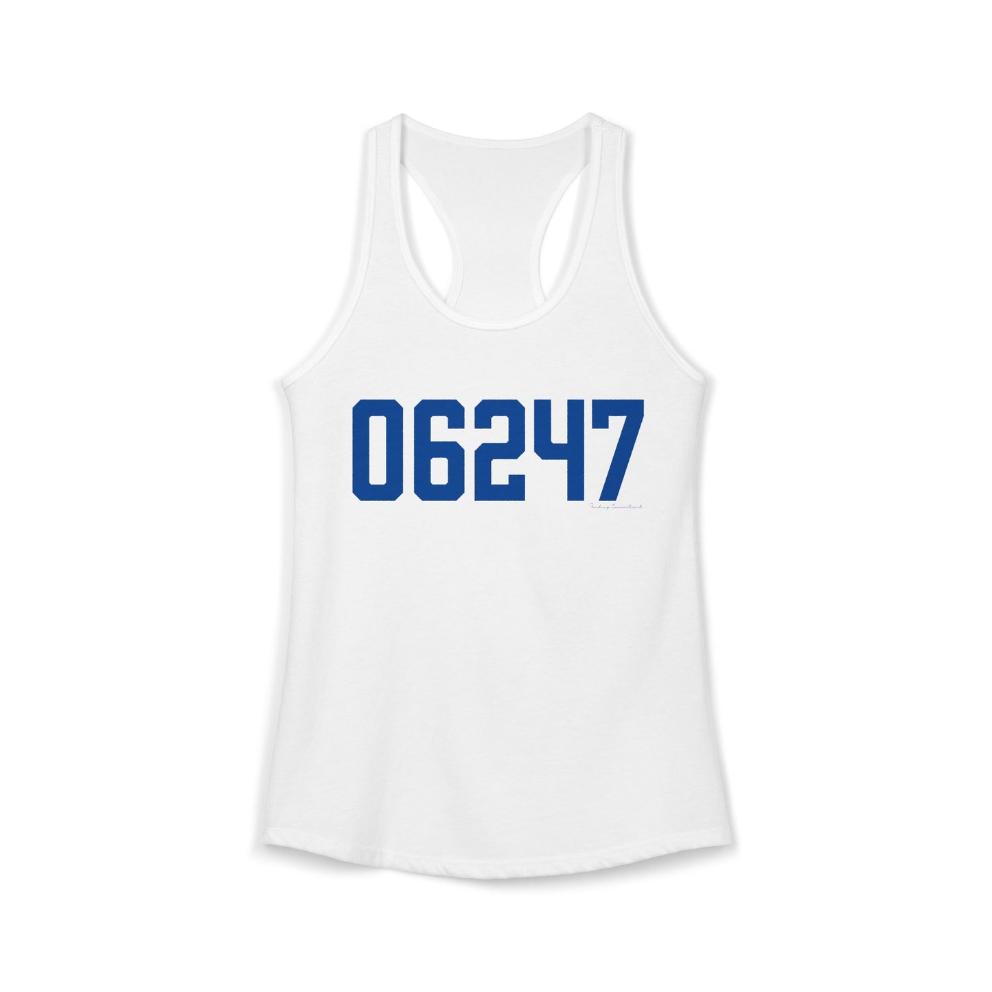 06247 Hampton Connecticut Zip Code Women's Ideal Racerback Tank Top