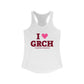 I Heart GRCH Women's Ideal Racerback Tank Top