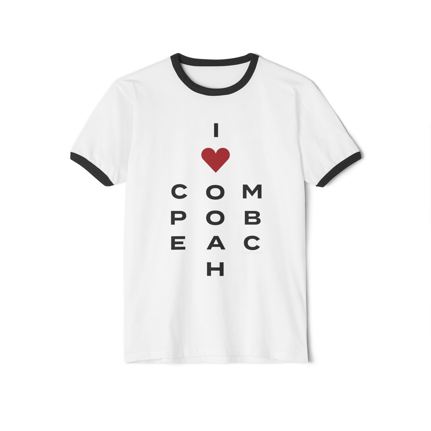 Compo Beach Vision Unisex Cotton Ringer T-Shirt