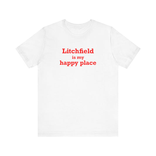 Litchfield Is My Happy Place Unisex Jersey Short Sleeve T-Shirt