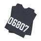 06807 - Greenwich CT Zip Code Unisex Jersey Short Sleeve T-Shirt