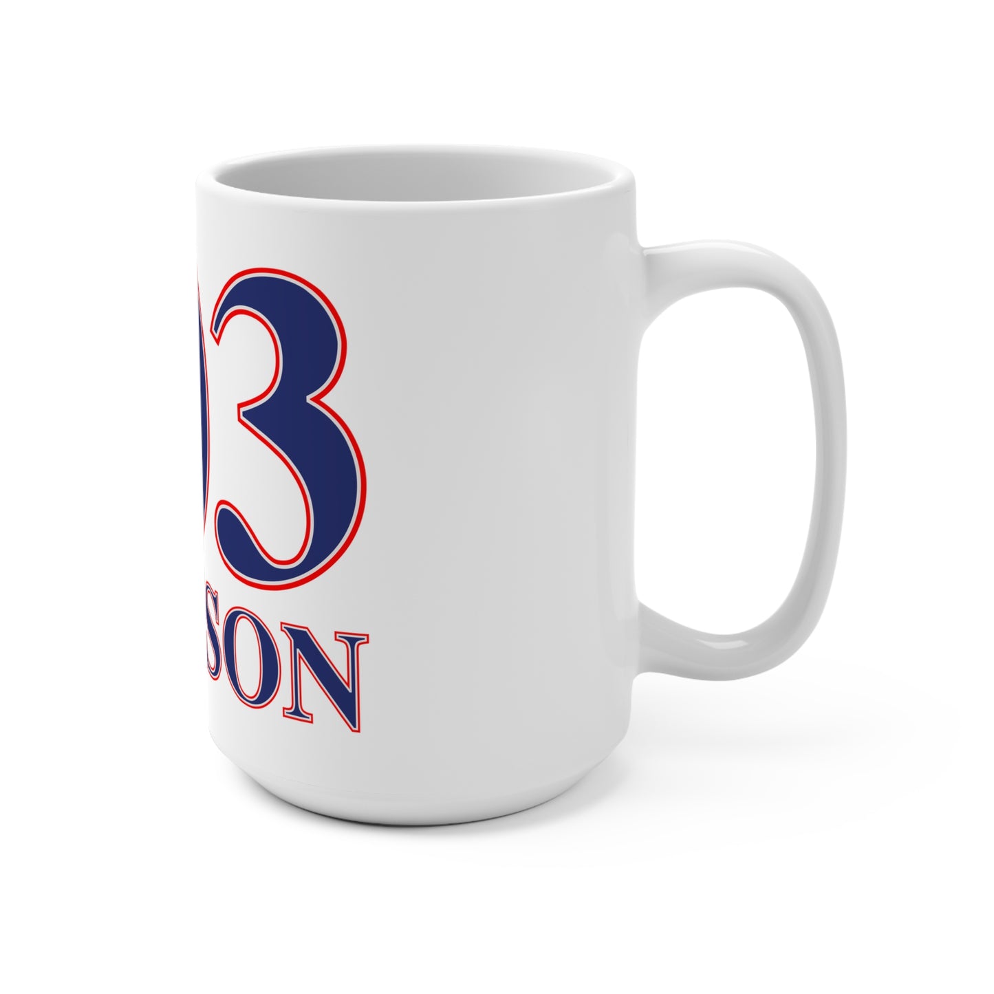 203 Madison Red White & Blue Mug 15oz