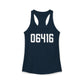 06416 Cromwell CT Zip Code Women's Ideal Racerback Tank Top