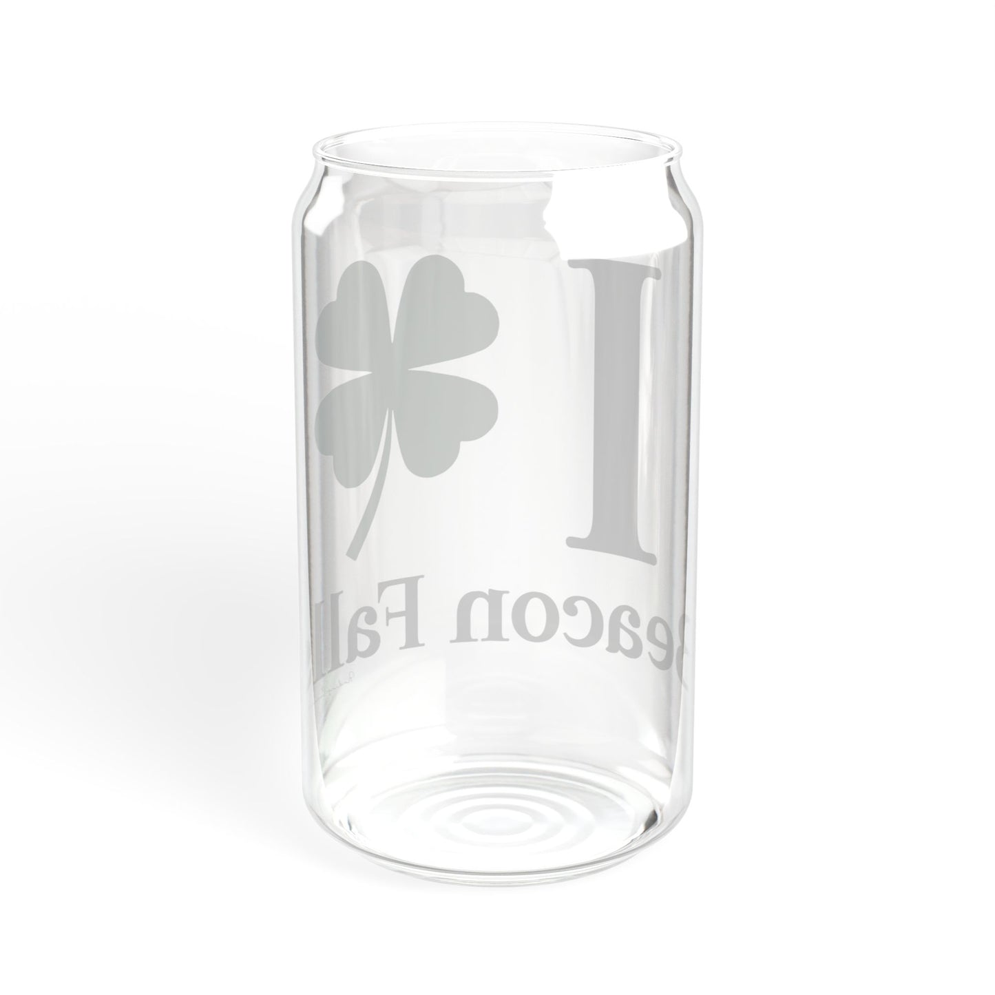 I Clover Beacon Falls Sipper Glass, 16oz