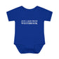 Just a kid from Westbrook Infant Baby Rib Bodysuit
