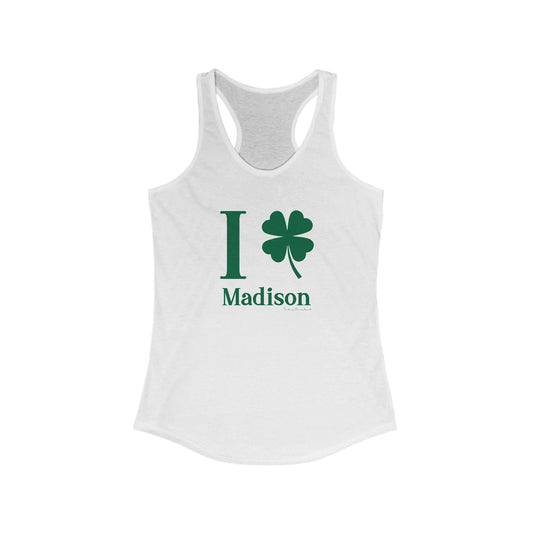 I Clover Madison Women's Ideal Racerback Tank Top