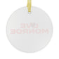 Love Monroe Glass Ornaments