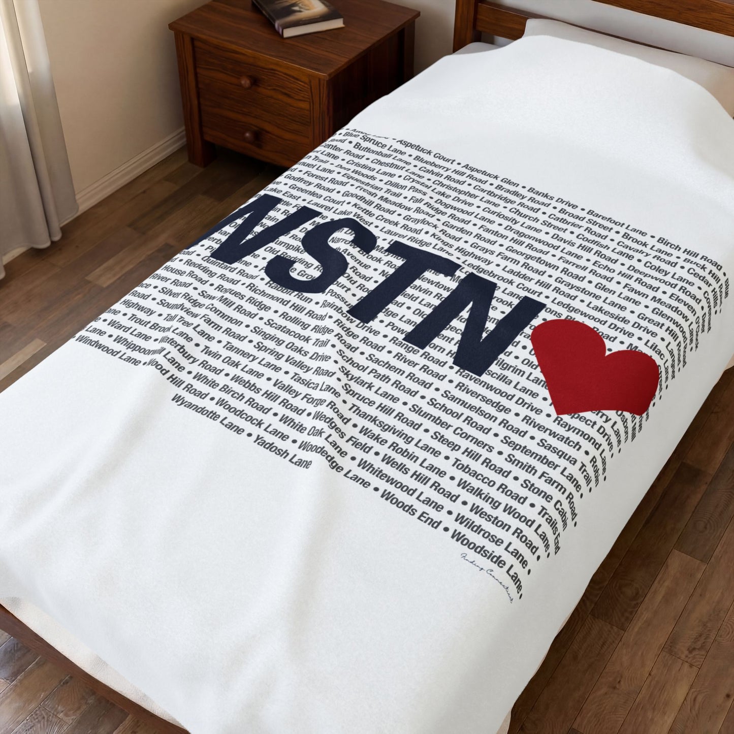 Weston Love Velveteen Plush Blanket