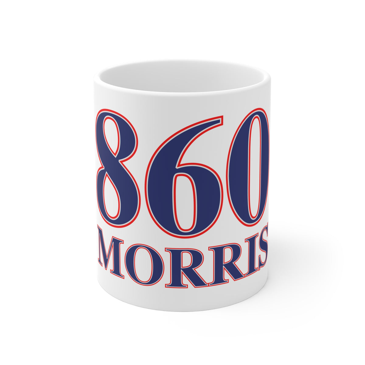 Morris Red, White & Blue Mug 11oz