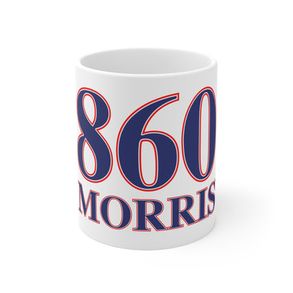 Morris Red, White & Blue Mug 11oz