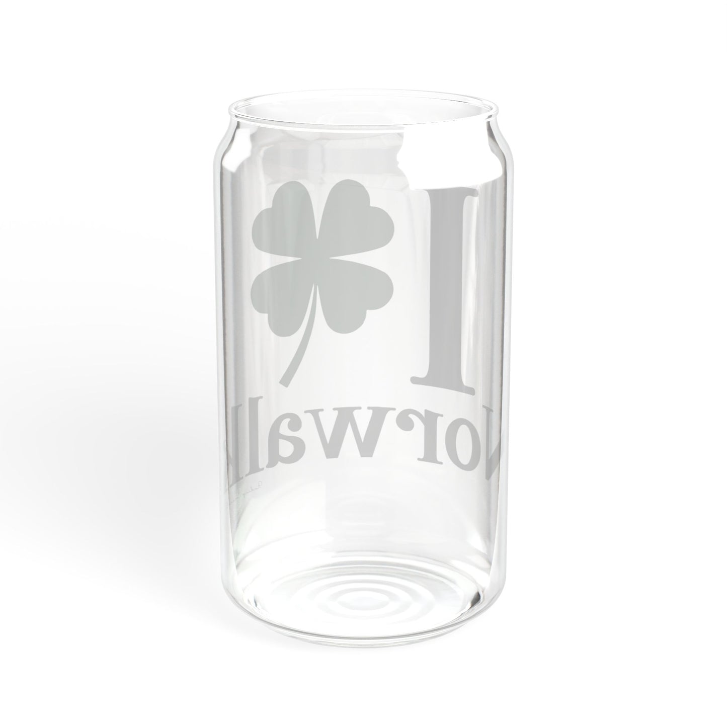 I Clover Norwalk Sipper Glass, 16oz