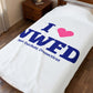 I Heart NWFD Velveteen Plush Blanket