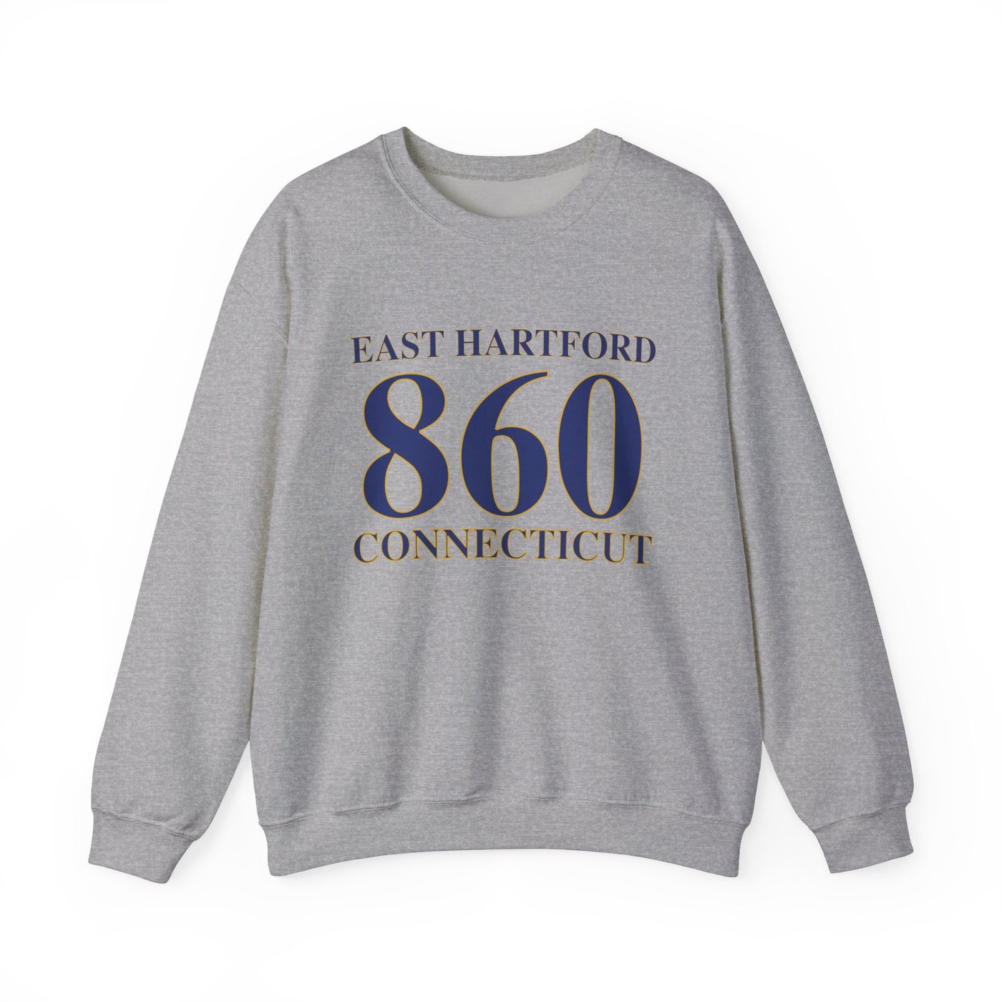 East Hartford 860 Connecticut Unisex Heavy Blend™ Crewneck Sweatshirt