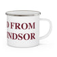 Just a kid from South Windsor Enamel Camping Mug