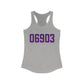 06903 Stamford Connecticut Zip Code Women's Ideal Racerback Tank Top