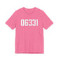 06331 Canterbury CT Zip Code Unisex Jersey Short Sleeve T-Shirt