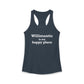 Willimantic is My Happy Place Women's Ideal Racerback Tank Top