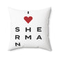 Sherman Vision Spun Polyester Square Pillow