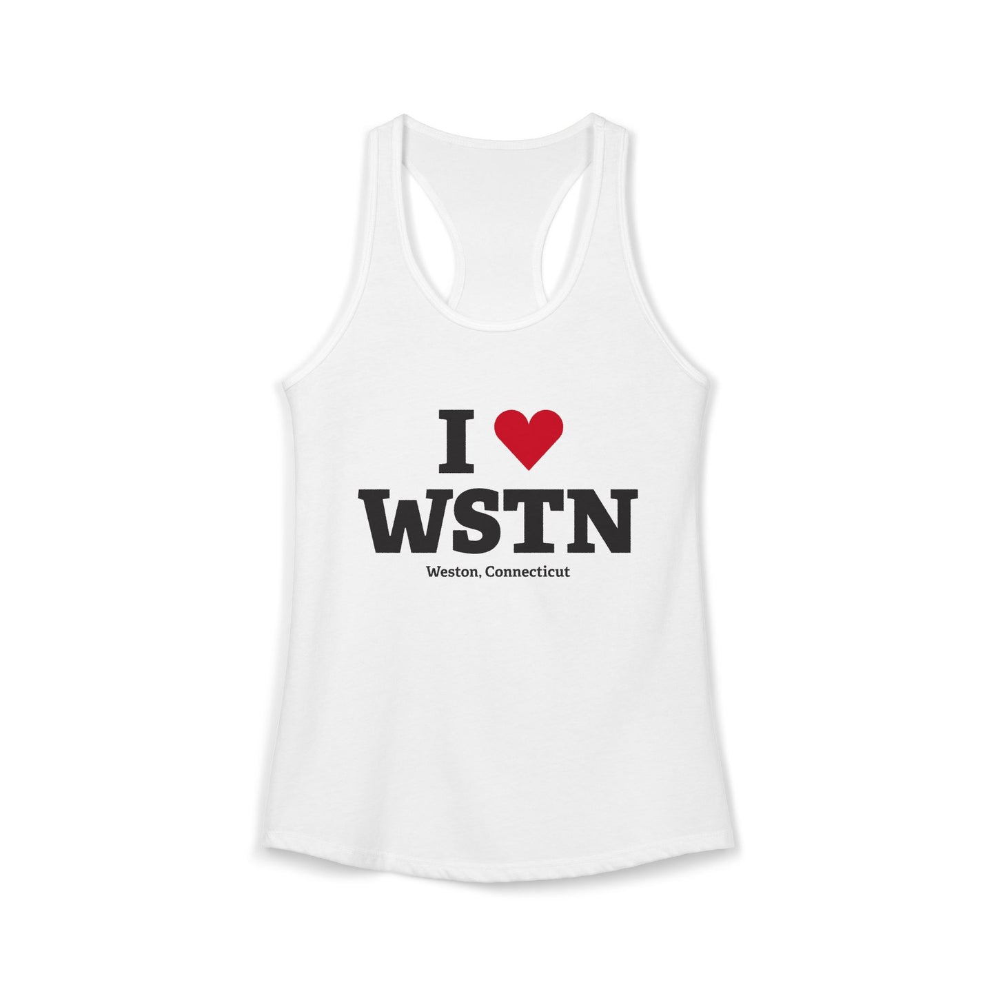 I Heart WSTN Women's Ideal Racerback Tank Top