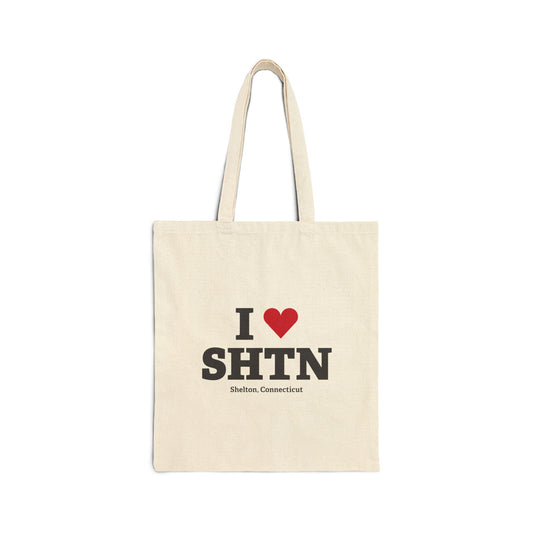I Heart SHTN Cotton Canvas Tote Bag