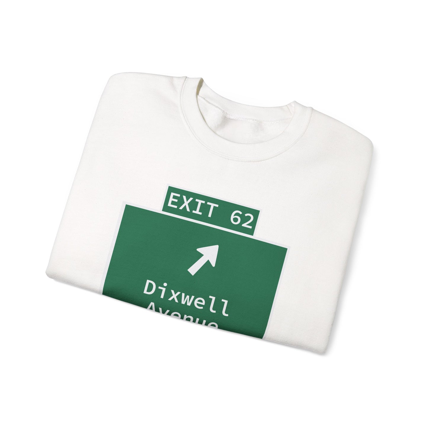 Vintage WCP Exit 62 Sign Unisex Heavy Blend™ Crewneck Sweatshirt
