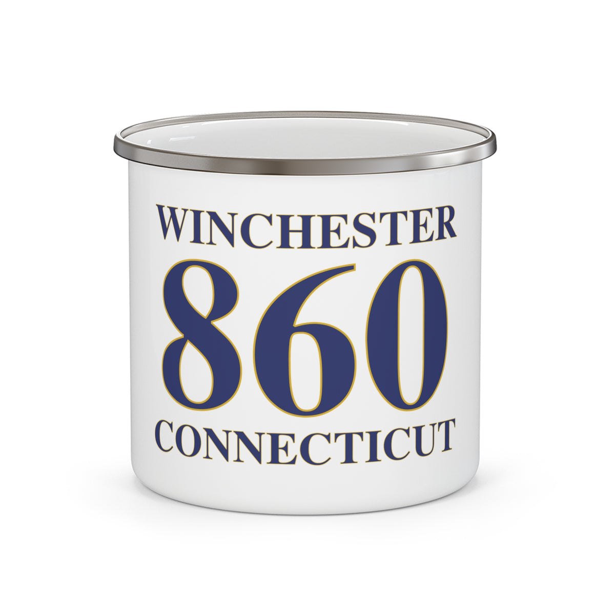 Winchester 860 Connecticut Enamel Camping Mug