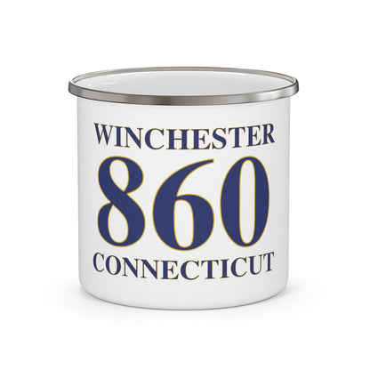 Winchester 860 Connecticut Enamel Camping Mug