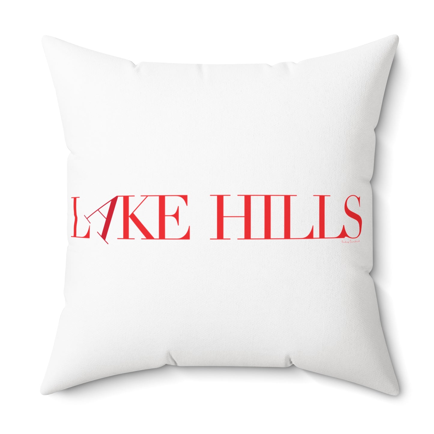 41 Tilt Lake Hills Spun Polyester Square Pillow