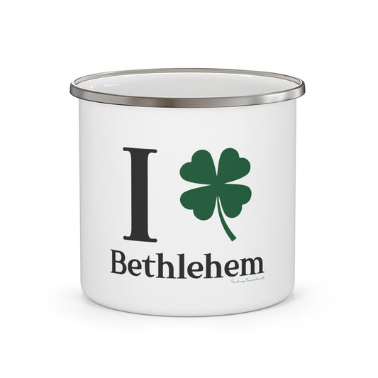 I Clover Bethlehem Enamel Camping Mug