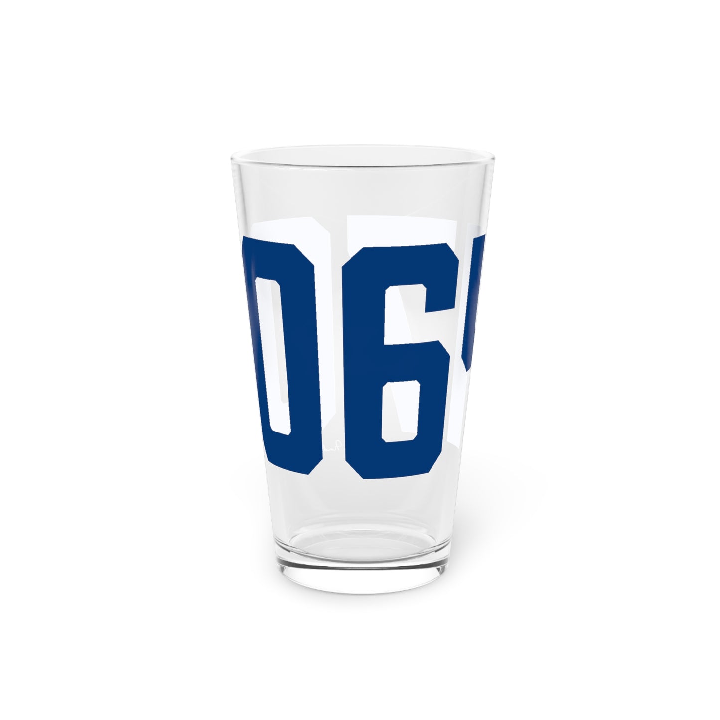 06470 Newtown Connecticut Zip Code Pint Glass, 16oz